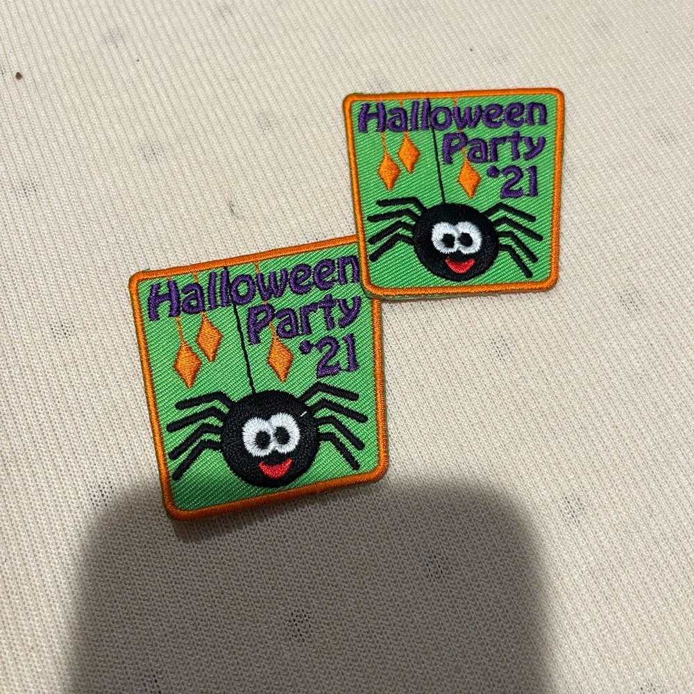 Halloween Party '21 Spider Patches